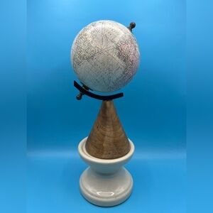 Decorative Globe on Wooden Stand